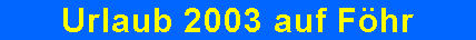 Bilder Föhr 2003